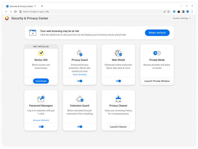 Beveiligings- en privacycentrum